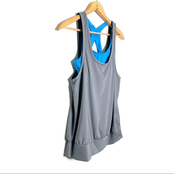 Gap Fit | Racer Back Tank With Attached Sports Bra - Picture 2 of 7